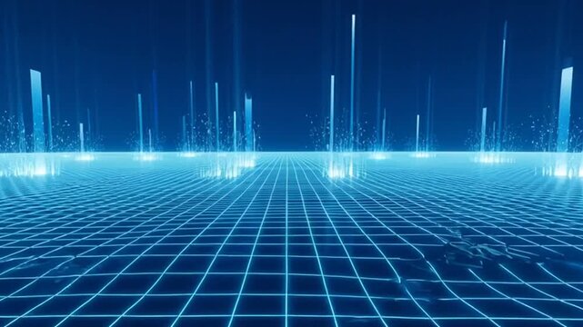 abstract blue technology background