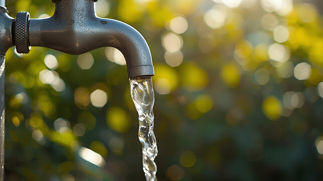 This image depicts a water tap in Delhi, symbolizing the city's ongoing efforts to manage and improve its drinking water infrastructure