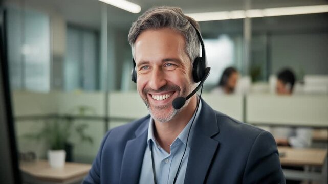 Mitarbeiter im Callcenter 