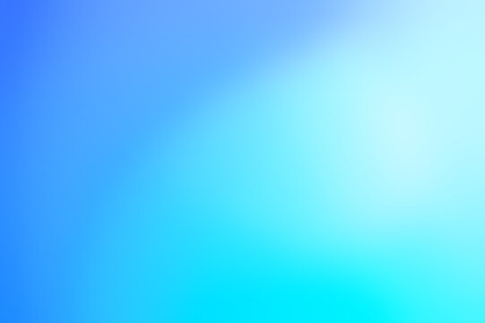 Vibrant blue and turquoise color gradient abstract background.