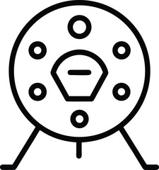 1028 lunar lander descent stage with legs vector illustration on transparent background © SUSHILA