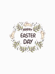 vector illustration of an easter greetings  © Sean