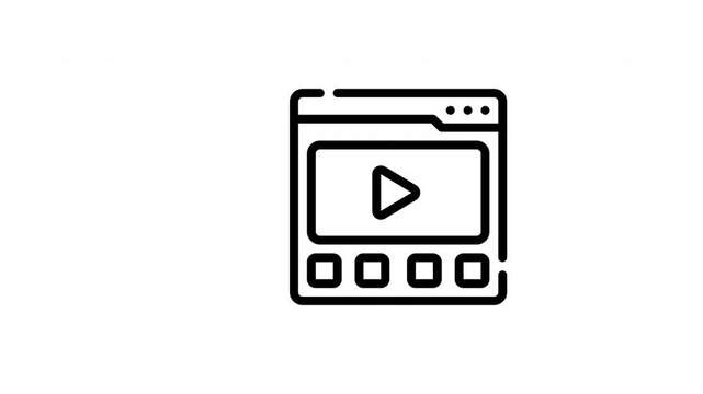 Video player or online streaming. Suitable for technology websites, multimedia presentations, educational platforms, and entertainmentrelated projects.
