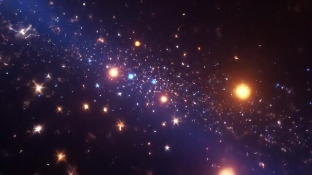 abstract background with stars
