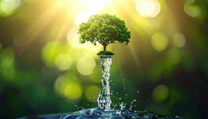 El agua, origen de toda vida. Recurso hídrico, naturaleza, sostenibilidad