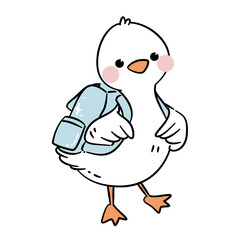 silly goose go to school © Lita