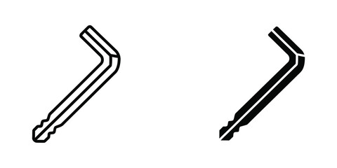 Obraz premium Two different types of bent metal brackets or pipe fittings shown in black and white