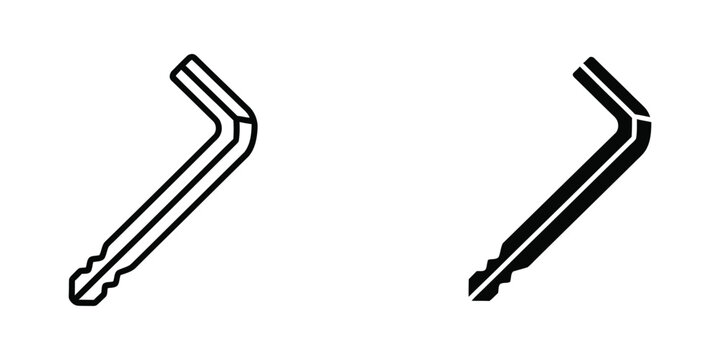 Two different types of bent metal brackets or pipe fittings shown in black and white