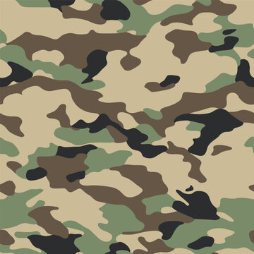 Abstract desert classic clothing style masking camo repeat print.
