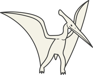 Illustration of a Pterodactyl © ChattPan