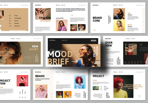 Mood Brief Presentation Design