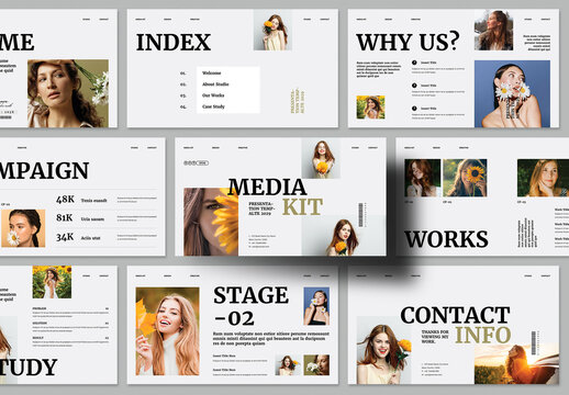 Media Kit Presentation Template