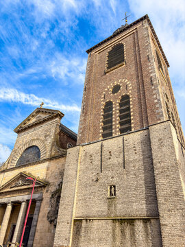 Traditional Cathedral building in Menen, Belgium