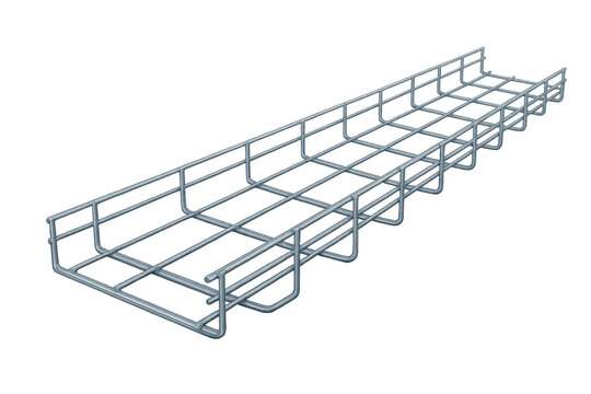 Wire mesh cable tray for electrical management systems