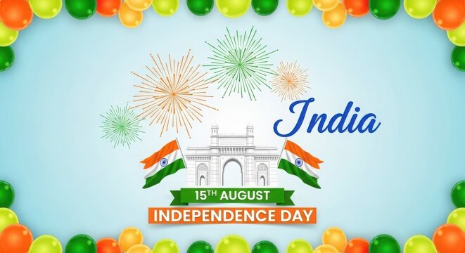 India celebrates 15th august independence day with patriotic spirit and national pride
