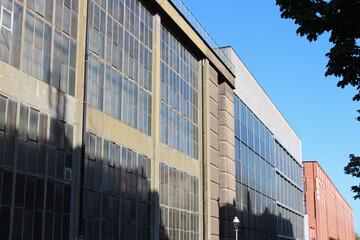 Obraz premium former factory (aeg turbinen fabrik) in berlin in germany