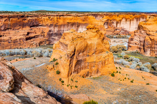 Canyon de Chelly View from Massacre Cave Overlook Trail Arizona