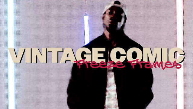 Vintage Comic Freeze Frames