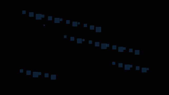 4k vector illustration showing data compression on a dark screen