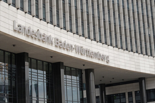 Stuttgart, Germany - July 3, 2025: Landesbank Bade-W&uuml;rttemberg -  LBBW is a universal bank and the Landesbank for the Federal States of Germany Baden-W&uuml;rttemberg, Rhineland-Palatinate and Saxony