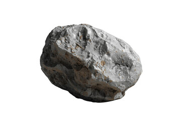Obraz premium Gray rocky boulder showing rough surface texture