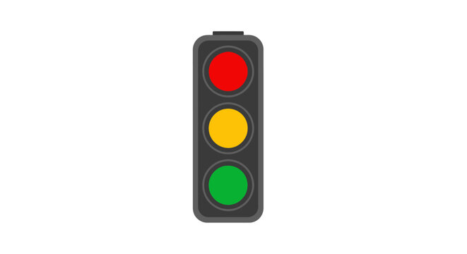 Traffic Light Signal With Green Light.