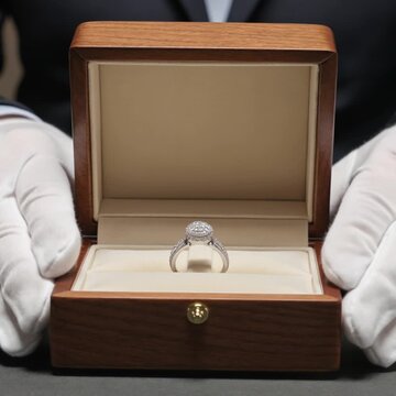 Elegant Reveal &mdash; Luxury Jewelry Unboxing in Ultra-Realistic Studio Light