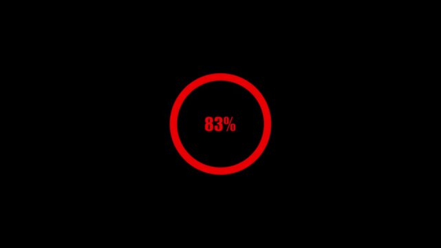 Abstract loading icon animation. loading animation
