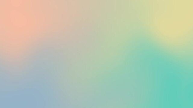 Abstract soft pastel gradient background with smooth multicolor blur texture green blue orange tones for modern design wallpaper backdrop and creative presentation use