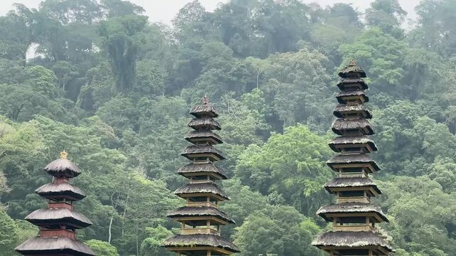 Pura Ulun Danu Tamblingan Balinese Temple in Mountainous Bali