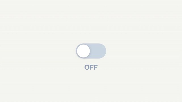 Toggle switch in off position. Ideal for illustrating concepts of turning off, deactivating, or shutting down in design projects.