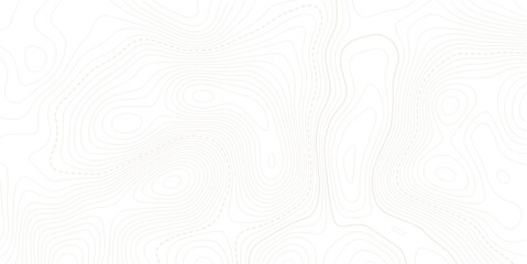 Abstract pattern with lines seamless pattern and topography. Vector contour topographic map background. Topography and geography map grid abstract backdrop.  Topo contour map on white background, © NAZMA