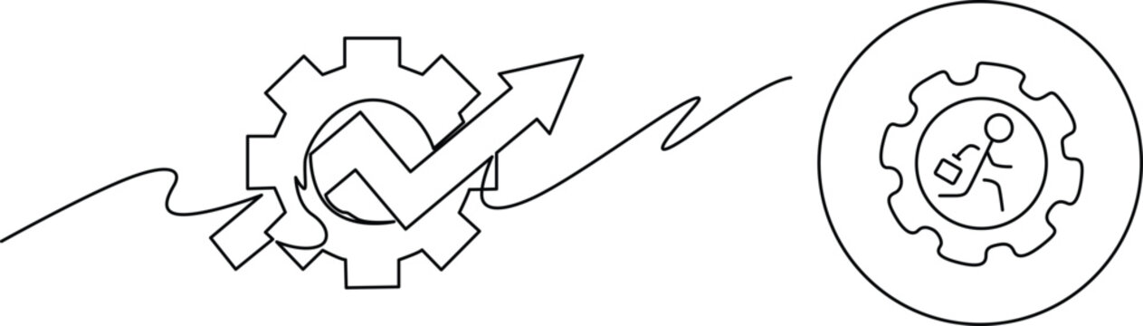 Integration and automation of interconnected gears and systems Vector