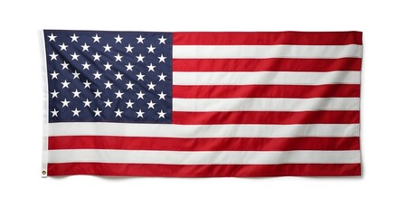Fototapeta premium american flag waving in soft outdoor light
