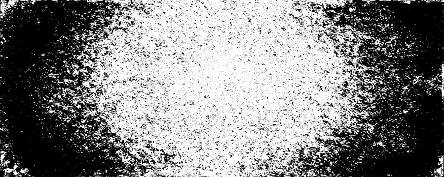 Minimalist abstract texture of scattered black specks and dust particles on a clean background.