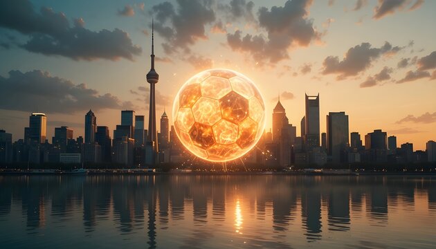 Host Cities Skyline Montage for 2026 Soccer Event