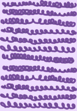 purple doodle