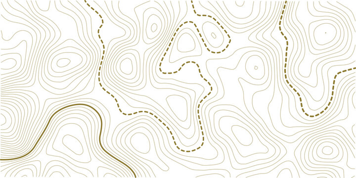 Black and white lines seamless Topographic map patterns, topography line map. Vintage outdoors style. Design illustration for wall art, fabric, packaging, web, banner, wallpaper