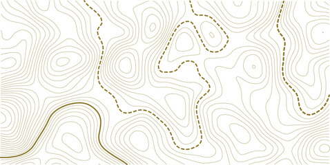 Black and white lines seamless Topographic map patterns, topography line map. Vintage outdoors style. Design illustration for wall art, fabric, packaging, web, banner, wallpaper © MdNayebAli