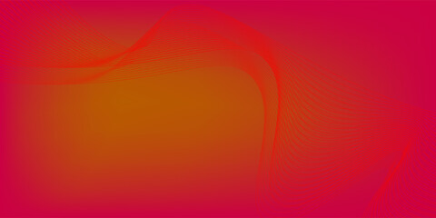 Obraz premium minimalist wavy lines background. abstract red background with wavy line.