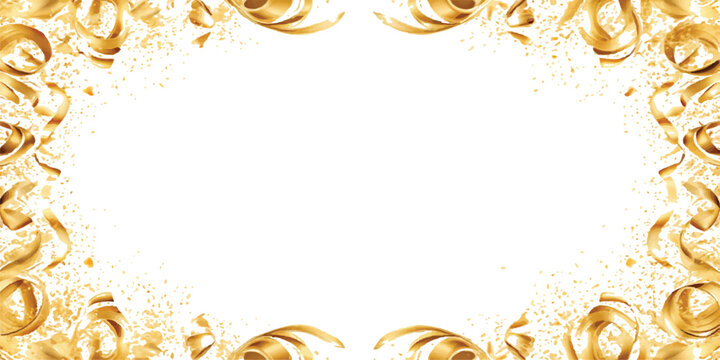 Ornate golden vector border featuring a vintage floral design with autumn leaves and a glowing frame of fire for a grunge nature illustration