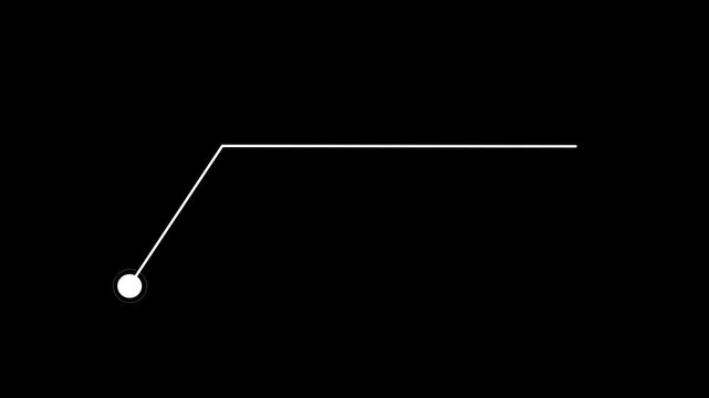 Simple HUD elements rectangle frame lines callout animation for text on black 4K video Animate a white callout for text. Motion graphics of digital HUD concept.