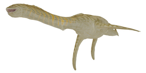 3D illustration of a prehistoric aquatic creature © Ilie