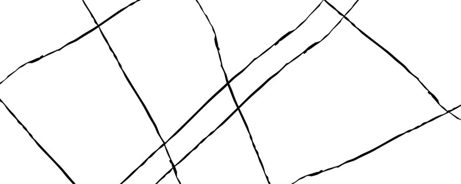 Abstract Minimal Black Line Texture Vector Random Crossed Lines Pattern Background, Hand Drawn Scratch Lines, Grunge Linear Art, Modern Monochrome Geometric Overlay Design.