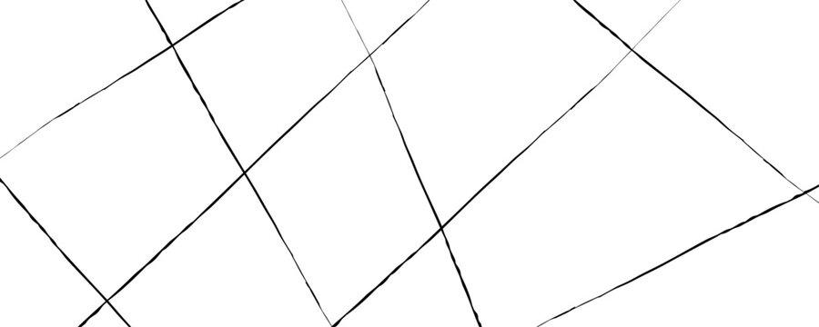 Abstract Minimal Black Line Texture Vector Random Crossed Lines Pattern Background, Hand Drawn Scratch Lines, Grunge Linear Art, Modern Monochrome Geometric Overlay Design.
