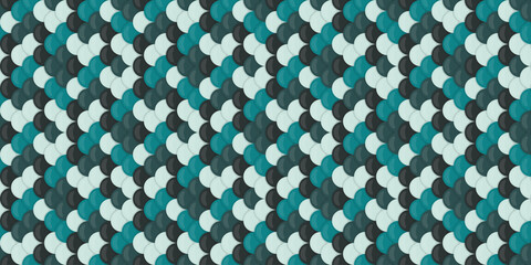 Abstract teal, gray, and white scale pattern.  Seamless texture ideal for textile design, website backgrounds, or modern art projects.  Evokes a sense of depth and subtle movement. © Olena