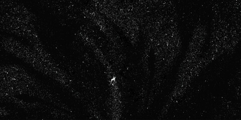 Obraz premium Old abstract grayscale grunge background. rain drops on black background. 