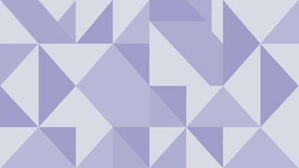 Obraz premium Seamless abstract geometric background featuring circles, squares, and curves in soft purple tones