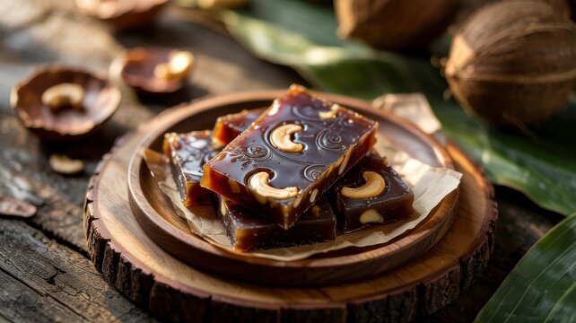 The iconic dessert Kalu Dodol.
It is one of the most popular traditional sweets of Sri Lankan cuisine.