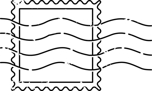 Hand Drawn Stamp Postmark